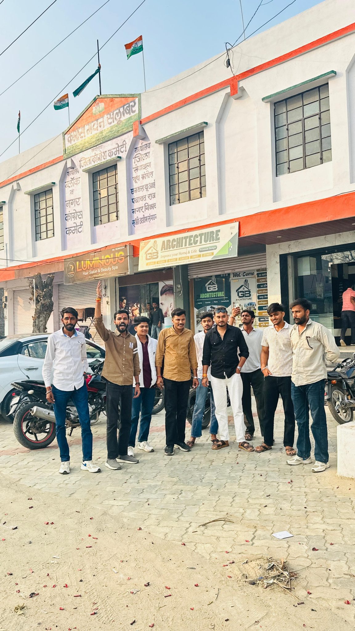 विनोद जाखड़ के NSUI राष्ट्रीय अध्यक्ष बनने पर सलूंबर में जश्न