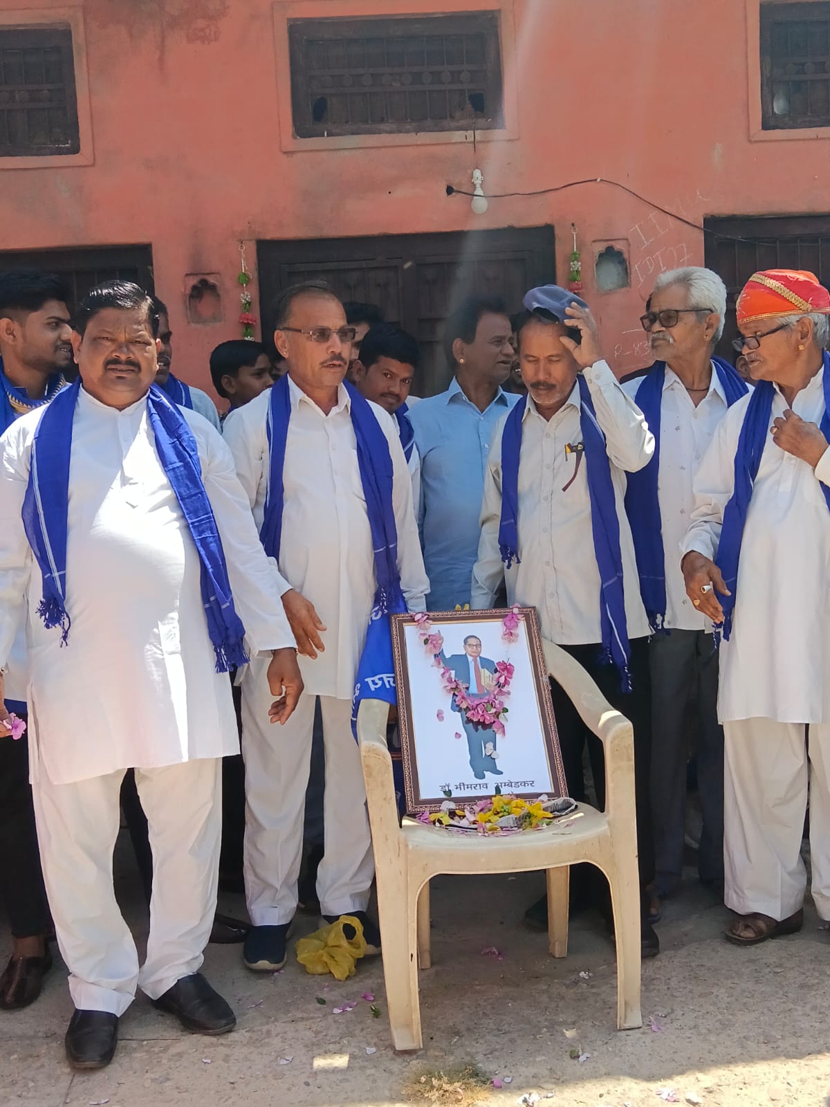 बामणिया की मेघवाल बस्ती में गूंजा ‘जय भीम’, धूमधाम से मनाई गई अंबेडकर जयंती